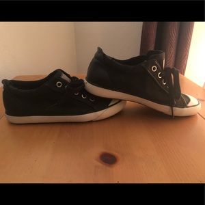 COACH Barrett Black Signature Canvas Sneakers